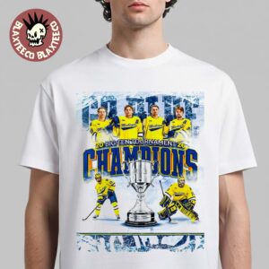 Michigan Wolverines Men’s Ice Hockey 2026 Big 10 Tournament Champions T-Shirt