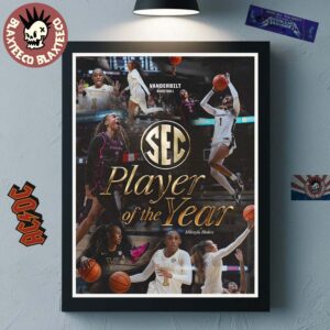 Mikayla Blakes Vanderbilt Commodores Women’s Basketball 2026 SEC Player Of The Year Home Decor Poster Canvas