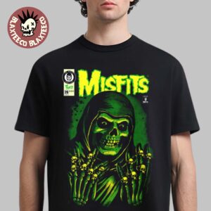 Misfits X Yesterdays WonderCon Anaheim 2026 Exclusives Emerald Hell Crimson Ghost Reaper T-Shirt