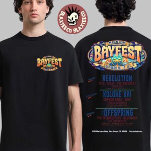 Mission Bayfest 2026 Full Lineup In San Diego California At 3119 Mariners Way On October 16 17 18 2026 T-Shirt