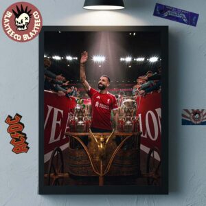 Mohamed Salah The Eguptian King Says Farewell Leaving Liverpool After 9 Seasons Home Decor Poster Canvas
