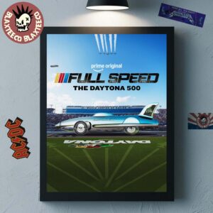 NASCAR Full Speed The Daytona 500 March 5 2026 New Docuseries Home Decor Poster Canvas