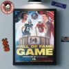 NFL Pro Football Hall Of Fame Game 2026 Florida Panthers Vs Arizona Cardinals At Tom Benson Hall Of Fame Stadium On Aug 6 Poster Canvas
