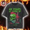 NOFX 40 Years Of Funkin’ Up Film Merch OG Film Skull Vintage Washed Tee