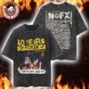 NOFX 40 Years Of Funkin’ Up Film Merch OG Film Skull Vintage Washed Tee