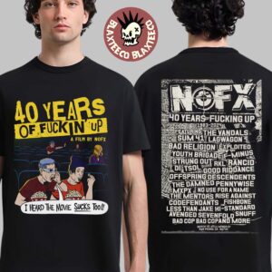 NOFX 40 Years Of Funkin’ Up Film Merch This Movie Sucks T-Shirt