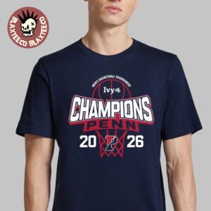 Pennsylvania Quakers Men’s Basketball Ivy League Tournament Champions Locker Room T-Shirt