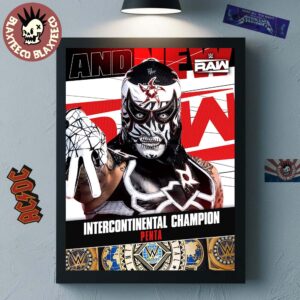 Penta And New WWE Intercontinental Champion Home Decor Poster Canvas