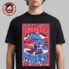 Pigeons Playing Ping Pong Colorado 2026 Run Shows City Dates Poster T-Shirt