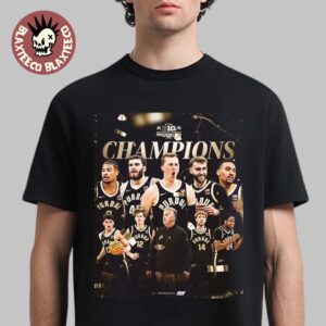 Purdue Boilermakers Men’s Basketball 2026 Big Ten Tournament Champions Poster T-Shirt