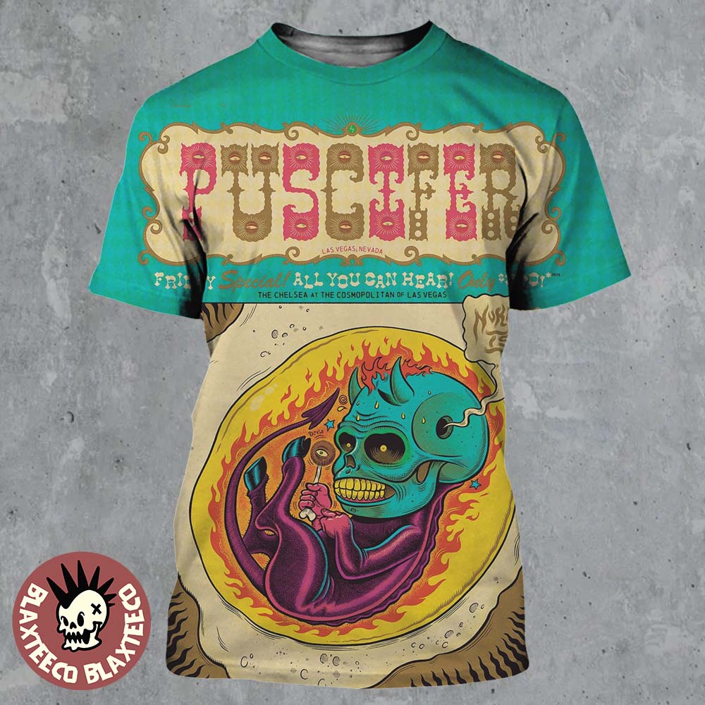 Puscifer Las Vegas Nevada 2026 Venue Poster At The Chelsea At The Cosmopolitan On March 20 2026 The Normal Isn't Tour All Over Print Shirt Puscifer Las Vegas Nevada 2026 Venue Poster At The Chelsea At The Cosmopolitan On March 20 2026 The Normal Isn't Tour All Over Print Shirt