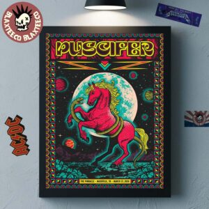 Puscifer Nashville Tennessee 2026 Venue Poster At The Pinnacle On March 27 2026 Space Horse And Snake Art Home Decor Poster Canvas