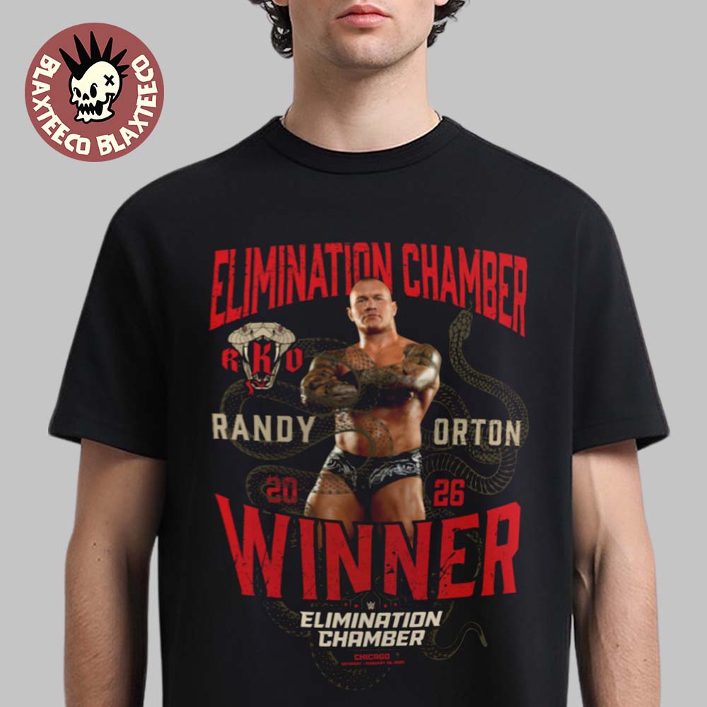 Randy Orton WWE Elimination Chamber 2026 Chicago Men's Match Winner T-Shirt Randy Orton WWE Elimination Chamber 2026 Chicago Men's Match Winner T-Shirt