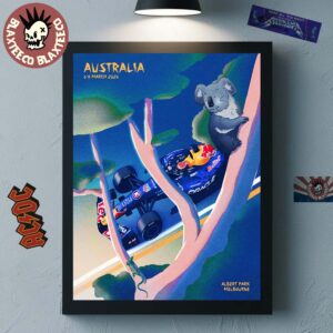Red Bull Racing F1 2026 Australia Grand Prix From 6-8 March At Albert Park In Melbourne Poster Canvas
