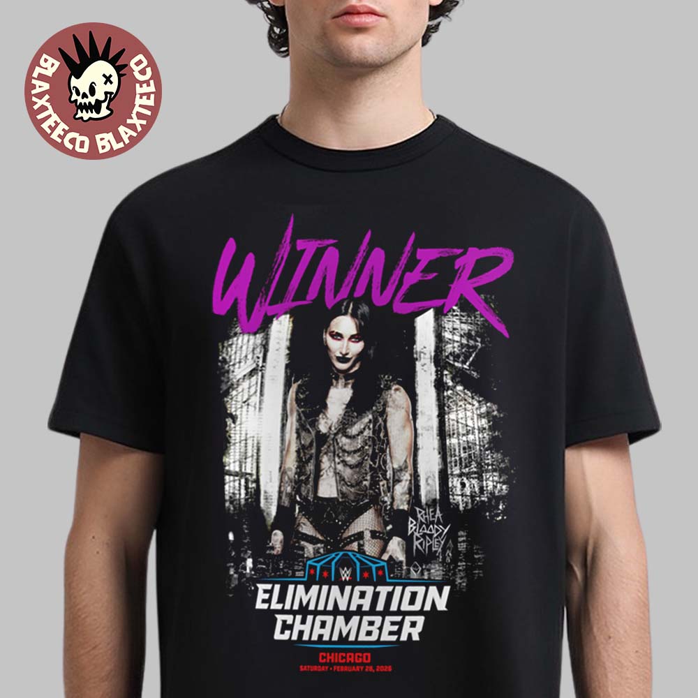 Rhea Ripley WWE Elimination Chamber 2026 Chicago Women's Match Winner T-Shirt Rhea Ripley WWE Elimination Chamber 2026 Chicago Women's Match Winner T-Shirt