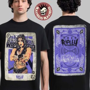 Rhea Ripley WWE Wrestlemania 42 Vegas Play Card Two Sided T-Shirt