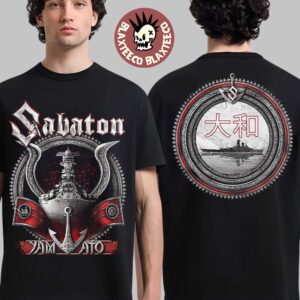 Sabaton Yamato Single Merch Official Art Two Sided T-Shirt