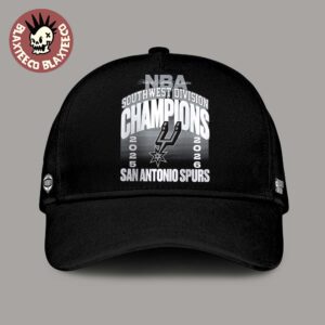 San Antonio Spurs Black 2026 NBA Southwest Division Champions Locker Room Cap Hat Snapback