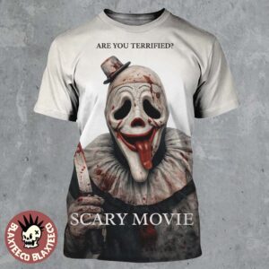 Scary Movie 6 Funny Art the Clown Are You Terrified Variant All Over Print Shirt