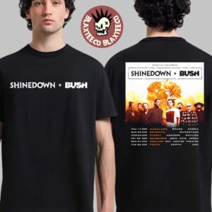 Shinedown X Bush Dance Kid Dance Act II Tour Australia 2026 Schedule Dates Two Sided T-Shirt