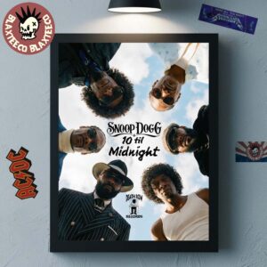 Snoop Dogg 10 Til Midnight Album Cover Home Decor Poster Canvas