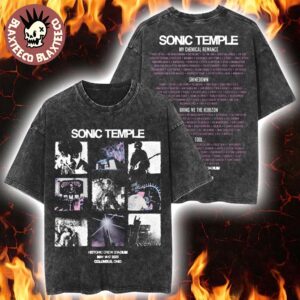 Sonic Temple 2026 Festival Merch In Columbus Ohio At Art And Music Festival From May 14 To 17 2026 Polaroid Live Washed T-Shirt