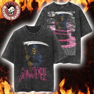 Sonic Temple 2026 Festival Merch In Columbus Ohio At Art And Music Festival From May 14 To 17 2026 Reaper Cyclone Washed T-Shirt