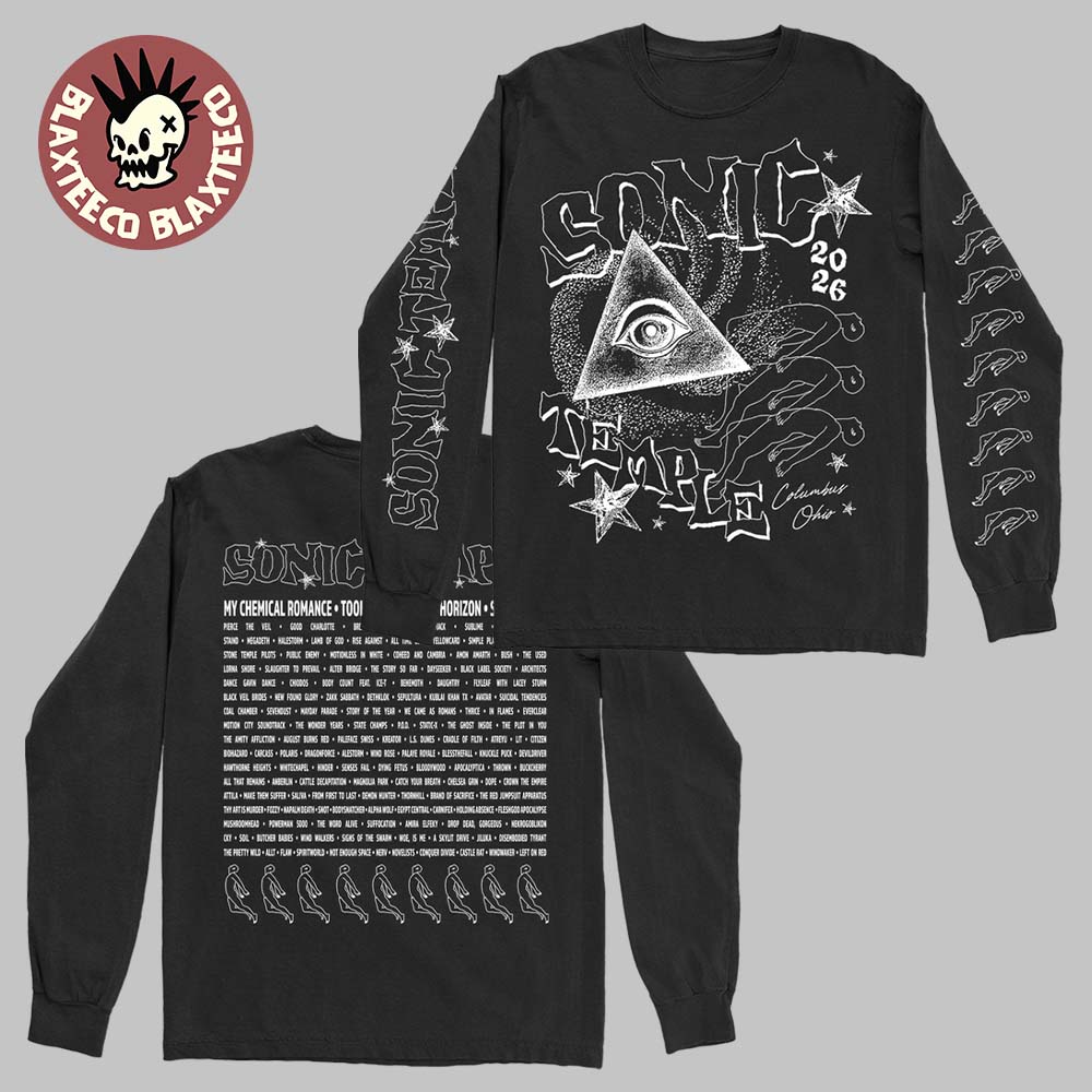 Sonic Temple 2026 Festival Merch In Columbus Ohio At Art And Music Festival On May 14 -17 2026 Ascend Long Sleeve Tee Sonic Temple 2026 Festival Merch In Columbus Ohio At Art And Music Festival On May 14 -17 2026 Ascend Long Sleeve Tee