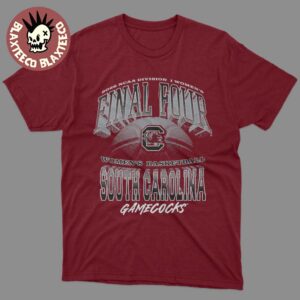 South Carolina Gamecocks 2026 NCAA D1 Women’s Basketball Final Four Highlight Cardinal Red T-Shirt