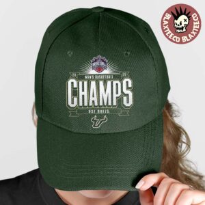 South Florida Bulls Men’s Basketball 2026 American Conference Tournament Champions Locker Room Cap Hat Snapback