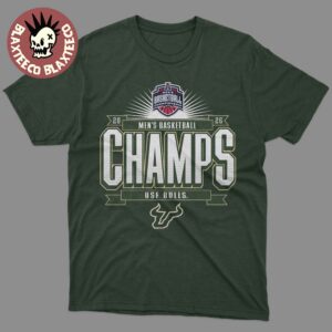 South Florida Bulls Men’s Basketball 2026 American Conference Tournament Champions Locker Room T-Shirt