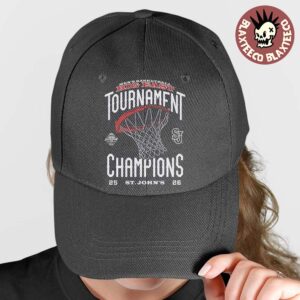 St John’s Red Storm Men’s Basketball 2026 Big East Tournament Champions Locker Room Cap Hat Snapback