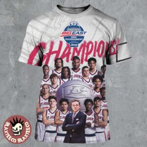 St John’s Red Storm Men’s Basketball Back To Back 2026 Big East Tournament Champions All Over Print Shirt