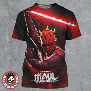 Star Wars Maul Shadow Lord Darth Maul Character Poster All Over Print Shirt
