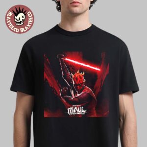 Star Wars Maul Shadow Lord Darth Maul Character Poster T-Shirt