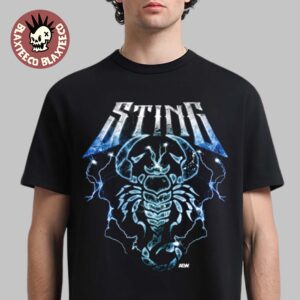 Sting AEW The Icon Lightning Scorpion T-Shirt