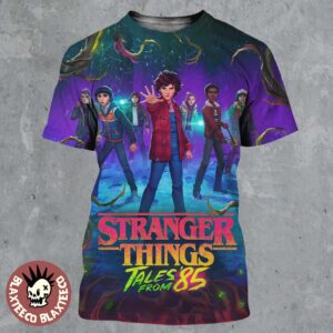 Stranger Things Tales From 85 New Official Poster On Netflix April 23 2026 All Over Print Shirt