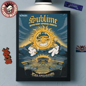 Sublime Colorado Springs 2026 Event Poster At Ford Amphitheater On August 6 2026 Home Decor Poster Canvas