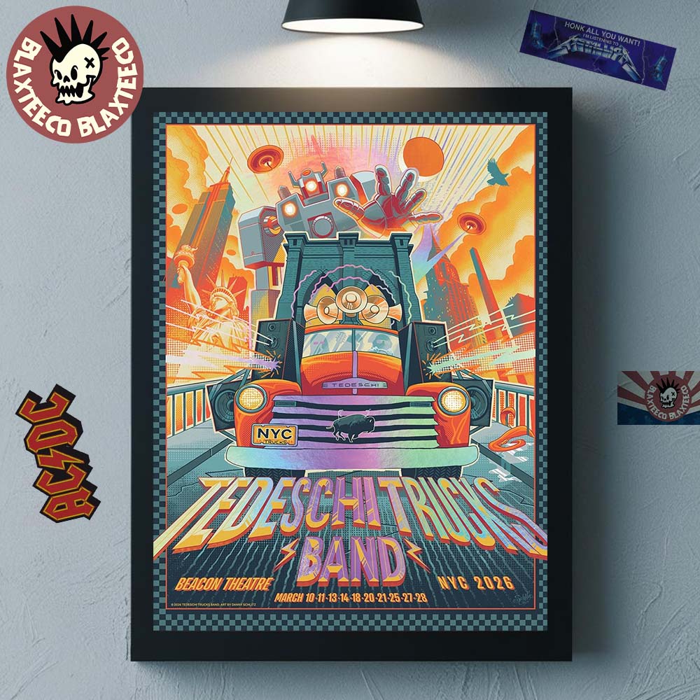 Tedeschi Trucks Band New York 2026 Tour Poster At Beacon Theatre On March 2026 Home Decor Poster Canvas Tedeschi Trucks Band New York 2026 Tour Poster At Beacon Theatre On March 2026 Home Decor Poster Canvas