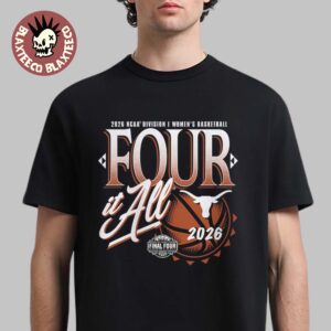 Texas Longhorns Women’s Basketball 2026 NCAA Final Four Zone Move Four It All T-Shirt