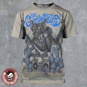 The Growlers Texas 2026 Run Shows Schedule Dates Poster The Bat With Boombox Art All Over Print Shirt