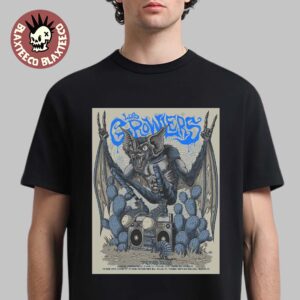 The Growlers Texas 2026 Run Shows Schedule Dates Poster The Bat With Boombox Art T-Shirt