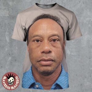 Tiger Woods DUI Mugshot All Over Print Shirt