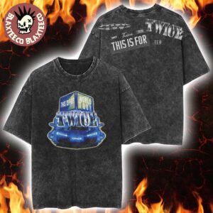 Twice This Is For World Tour 2026 Merch Blue Car Vintage Washed Tee