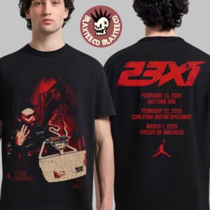 Tyler Reddick Straight Talk Wireless 500 Jordan Brand 23XI Racing Promo T-Shirt