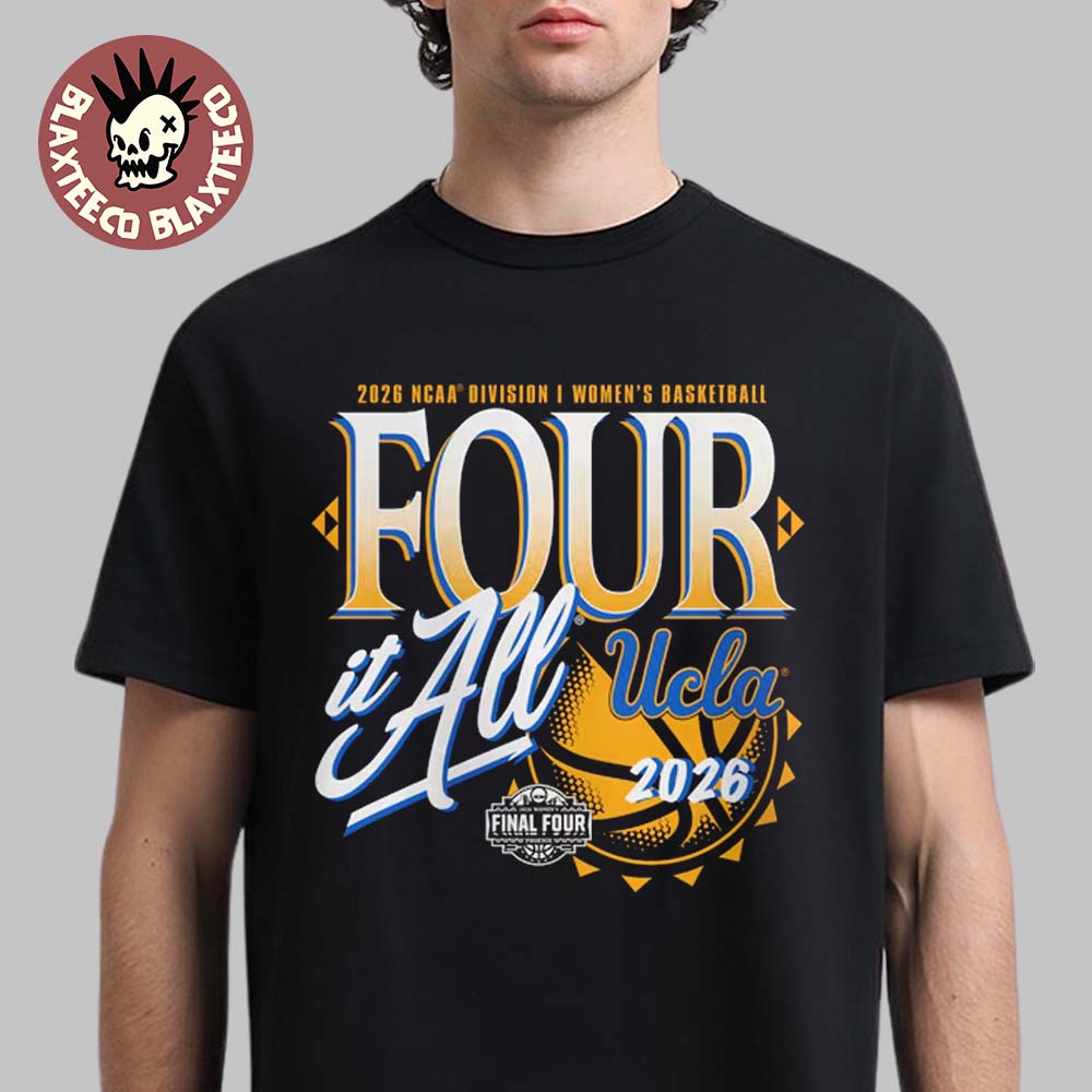 UCLA Bruins Women's Basketball 2026 NCAA Final Four Zone Move Four It All T-Shirt UCLA Bruins Women's Basketball 2026 NCAA Final Four Zone Move Four It All T-Shirt