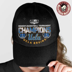UCLA Bruins Women’s Basketball Back To Back Big 10 Tournament Champions Locker Room Cap Hat Snapback