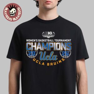 UCLA Bruins Women’s Basketball Back To Back Big 10 Tournament Champions Locker Room T-Shirt