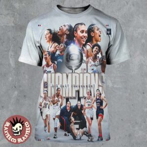 UConn Huskies Women’s Basketball 2026 Big East Tournament Champions All Over Print Shirt