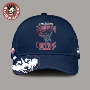 UConn Huskies Women’s Basketball 2026 Big East Tournament Champions Locker Room Cap Hat Snapback